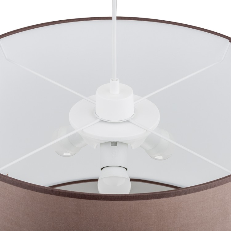 RONDO CAPPUCCINO Lampa wisząca 3 500 3467 TK Lighting Biały Cappuccino