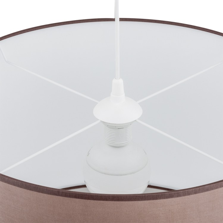 RONDO CAPPUCCINO Lampa wisząca 1 300 3466 TK Lighting Biały Cappuccino