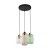 MARCO GREEN Lampa wisząca 3  Koło 3325 TK Lighting Złoty, Czarny Transparentny, Zielony, Brązowy