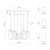 MARCO GREEN Lampa wisząca 6 3328 TK Lighting Złoty, Czarny Transparentny, Zielony, Brązowy