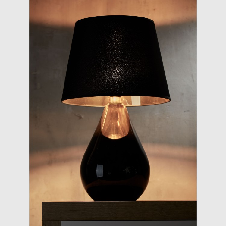 LACRIMA BLACK/GOLD Lampka nocna 1 5454 TK Lighting Czarny Złoty, Czarny