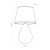 LACRIMA BLACK/GOLD Lampka nocna 1 5454 TK Lighting Czarny Złoty, Czarny