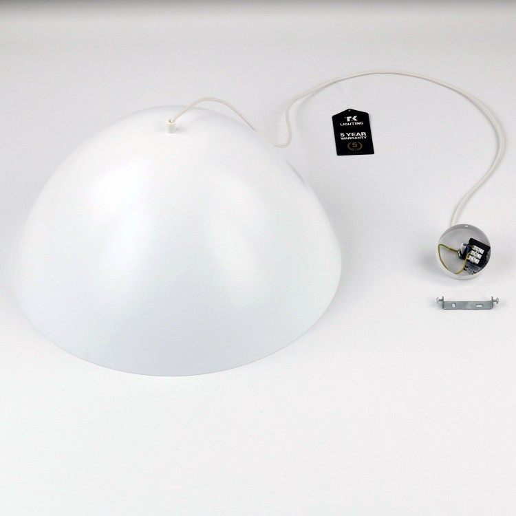 FARO WHITE Lampa wisząca 1 500 6003 TK Lighting Biały Biały