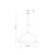 FARO BLACK Lampa wisząca 1 500 6006 TK Lighting Czarny Czarny