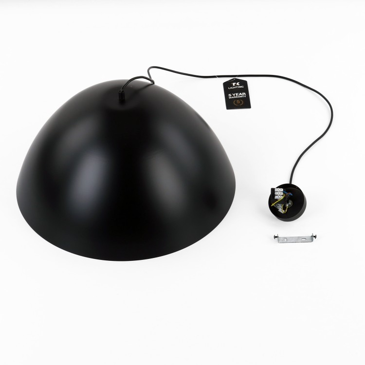 FARO BLACK Lampa wisząca 1 500 6006 TK Lighting Czarny Czarny