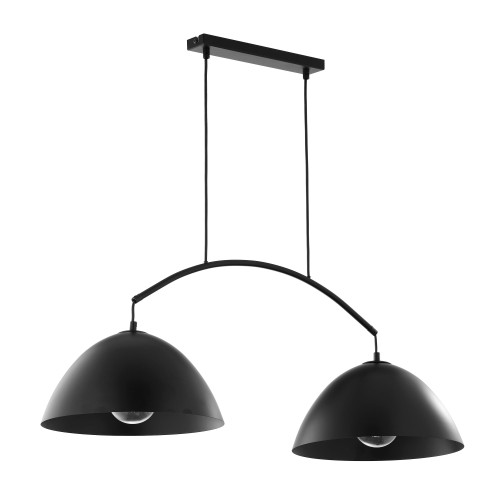 FARO BLACK Lampa wisząca 2 6008 TK Lighting Czarny Czarny