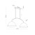 FARO BLACK Lampa wisząca 2 6008 TK Lighting Czarny Czarny