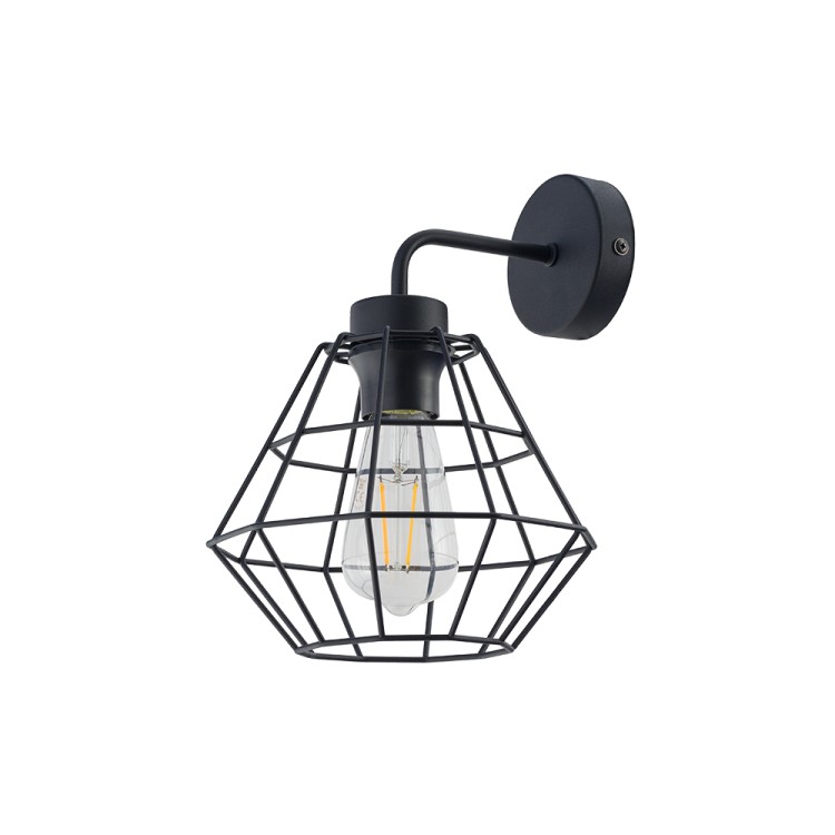 DIAMOND NEW BLACK Kinkiet 1 6200 TK Lighting Czarny Czarny