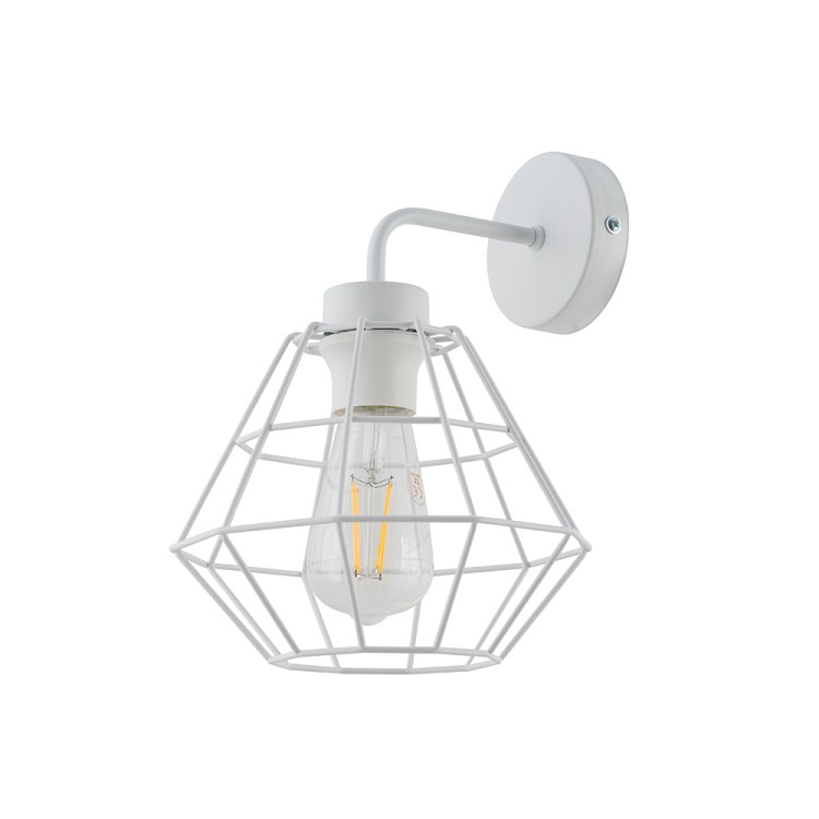 DIAMOND NEW WHITE Kinkiet 1 6208 TK Lighting Biały Biały