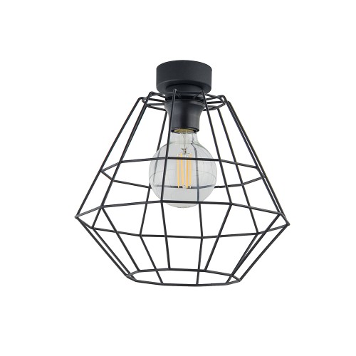 DIAMOND NEW BLACK Lampa sufitowa 1 D 6202 TK Lighting Czarny Czarny