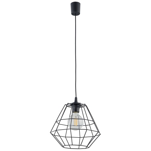 DIAMOND NEW BLACK Lampa wisząca 1 D 6206 TK Lighting Czarny Czarny