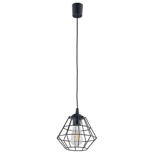 DIAMOND NEW BLACK Lampa wisząca 1 M 6207 TK Lighting Czarny Czarny