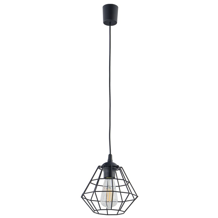 DIAMOND NEW BLACK Lampa wisząca 1 M 6207 TK Lighting Czarny Czarny
