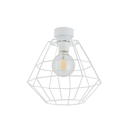 DIAMOND NEW WHITE Lampa sufitowa 1 D 6210 TK Lighting Biały Biały