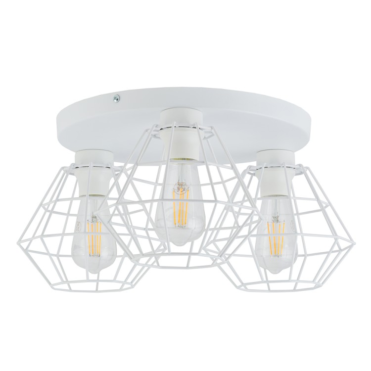 DIAMOND NEW WHITE Lampa sufitowa 3 6214 TK Lighting Biały Biały