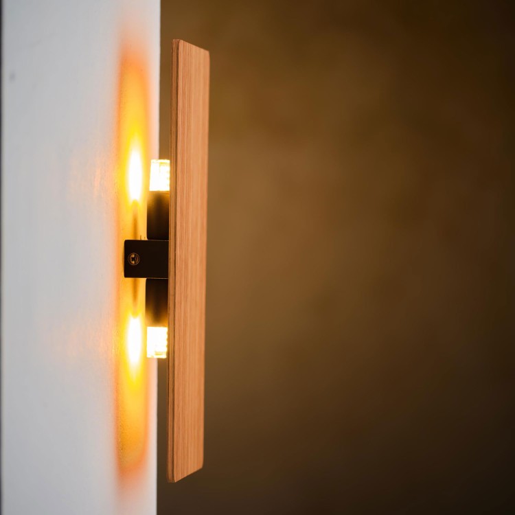 TAVOLA Kinkiet 2 3272 TK Lighting Czarny Brązowy