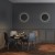 LUNA BLACK 300 Kinkiet 3 6013 TK Lighting Czarny Czarny