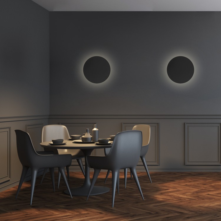 LUNA BLACK 300 Kinkiet 3 6013 TK Lighting Czarny Czarny