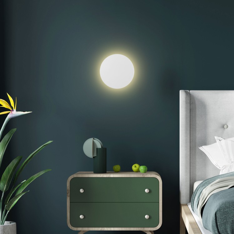 LUNA WHITE 200 Kinkiet 2XG9 6009 TK Lighting Biały Biały