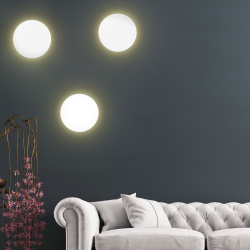 LUNA WHITE 300 Kinkiet 6010 TK Lighting Biały Biały