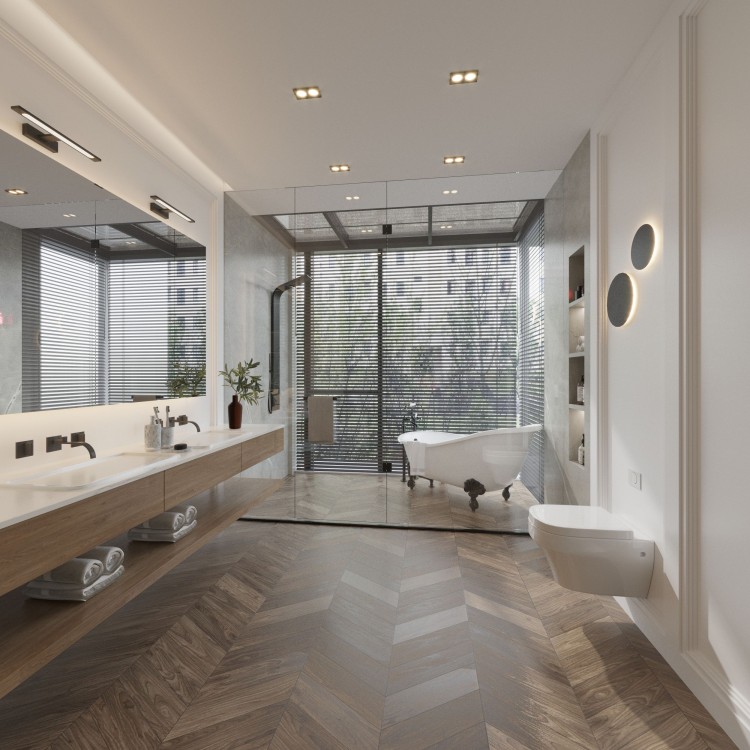 LUNA WHITE 300 Kinkiet 6010 TK Lighting Biały Biały
