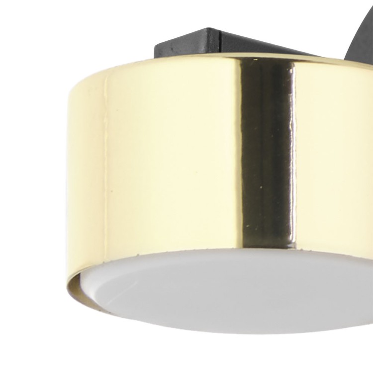 DALLAS GOLD/BLACK Kinkiet 1 GX53 6090 TK Lighting Złoty, Czarny Złoty
