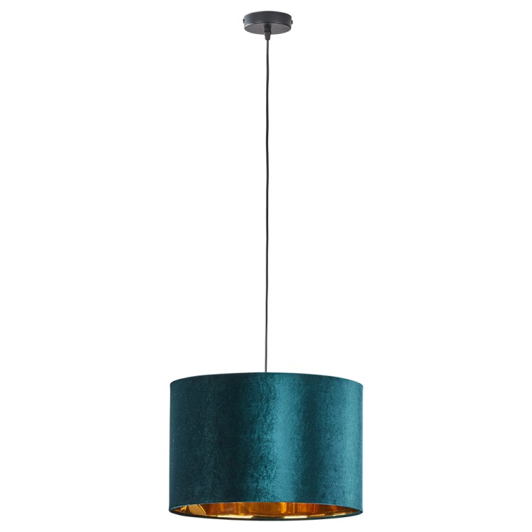 TERCINO GREEN Lampa wisząca 1 380 6169 TK Lighting Czarny Złoty, Zielony