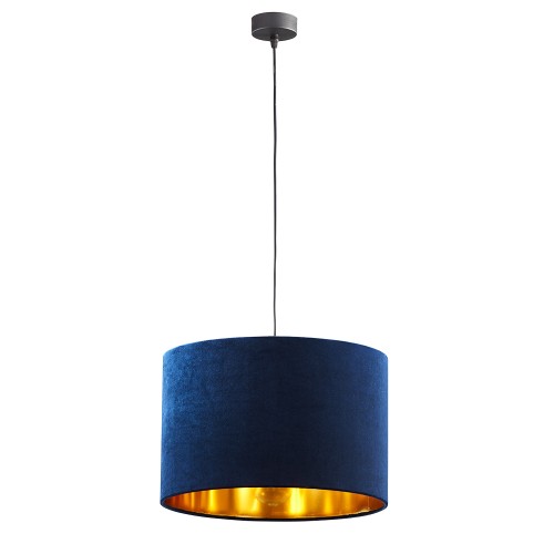 TERCINO BLUE Lampa wisząca 1 380 6172 TK Lighting Czarny Złoty, Granatowy