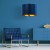 TERCINO BLUE Lampa wisząca 1 380 6172 TK Lighting Czarny Złoty, Granatowy