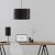 TERCINO BLACK Lampa wisząca 1 380 6191 TK Lighting Czarny Złoty, Czarny