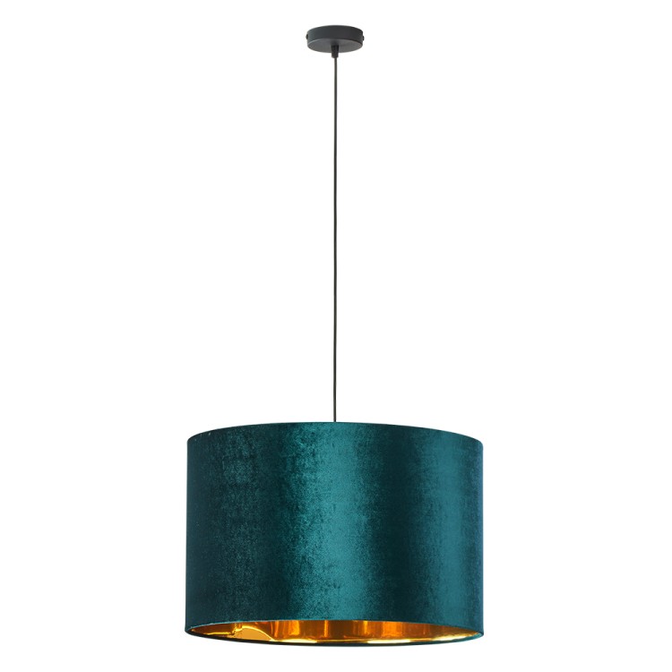 TERCINO GREEN Lampa wisząca 3 500 6170 TK Lighting Czarny Złoty, Zielony