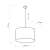 TERCINO BLACK Lampa wisząca 3 500 6192 TK Lighting Czarny Złoty, Czarny