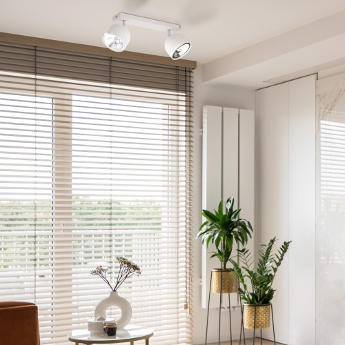 ALTEA WHITE Lampa sufitowa 2 + Żarówki 6513 TK Lighting Biały Biały