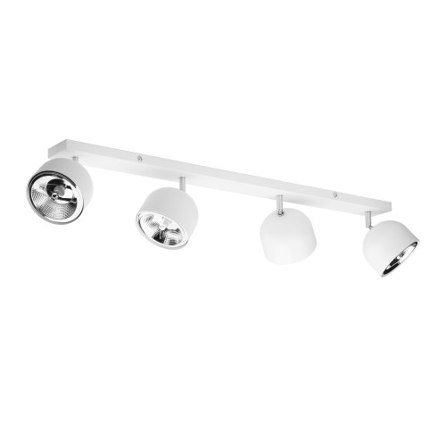 ALTEA WHITE Lampa sufitowa 4 + Żarówki 6516 TK Lighting Biały Biały