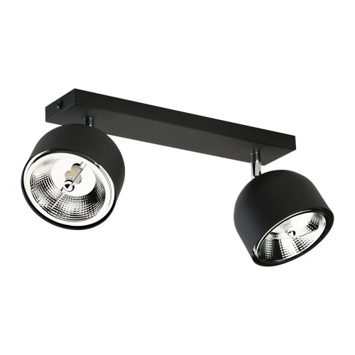 ALTEA BLACK Lampa sufitowa 2 + Żarówki 6518 TK Lighting Czarny Czarny