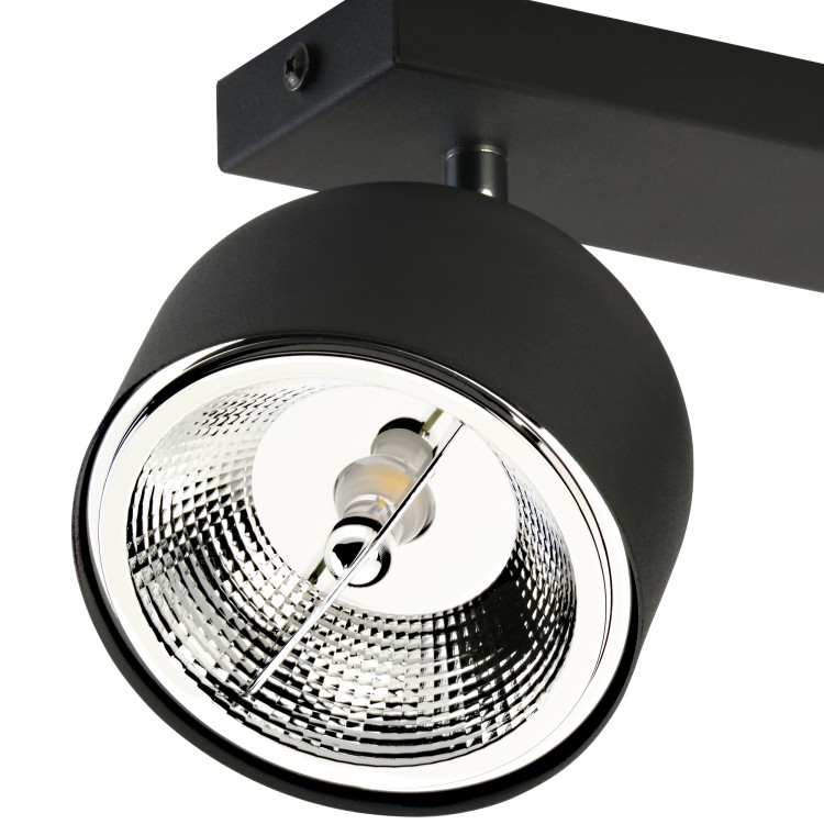ALTEA BLACK Lampa sufitowa 2 + Żarówki 6518 TK Lighting Czarny Czarny