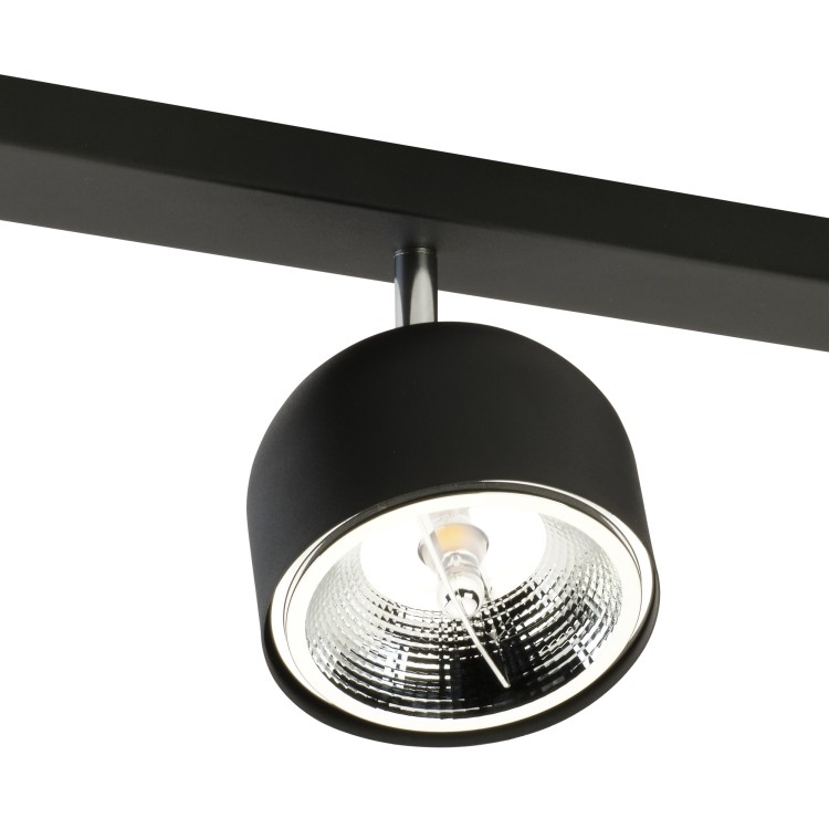 ALTEA BLACK Lampa sufitowa 3 + Żarówki 6520 TK Lighting Czarny Czarny