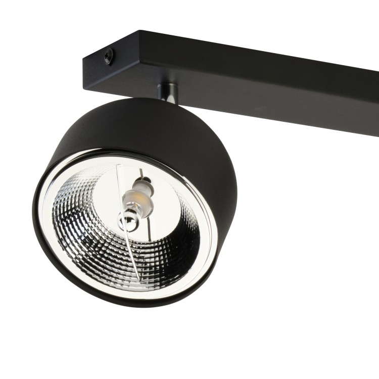 ALTEA BLACK Lampa sufitowa 3 + Żarówki 6520 TK Lighting Czarny Czarny