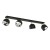 ALTEA BLACK Lampa sufitowa 4 + Żarówki 6521 TK Lighting Czarny Czarny