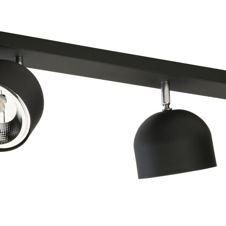 ALTEA BLACK Lampa sufitowa 4 + Żarówki 6521 TK Lighting Czarny Czarny