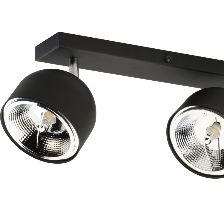 ALTEA BLACK Lampa sufitowa 4 + Żarówki 6521 TK Lighting Czarny Czarny