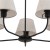 CHICAGO LINEN Lampa wisząca 5 3989 TK Lighting Czarny Len