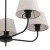 CHICAGO LINEN Lampa wisząca 5 3989 TK Lighting Czarny Len