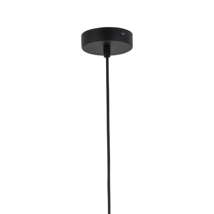 CHICAGO LINEN Lampa wisząca 5 3989 TK Lighting Czarny Len