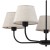 CHICAGO LINEN Lampa wisząca 5 3989 TK Lighting Czarny Len