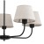 CHICAGO LINEN Lampa wisząca 5 3989 TK Lighting Czarny Len