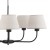 CHICAGO LINEN Lampa wisząca 5 3989 TK Lighting Czarny Len
