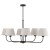 CHICAGO LINEN Lampa sufitowa 6 3999 TK Lighting Czarny Len