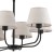 CHICAGO LINEN Lampa sufitowa 6 3999 TK Lighting Czarny Len