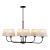 CHICAGO LINEN Lampa sufitowa 6 3999 TK Lighting Czarny Len